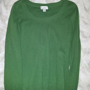 Ann Taylor Loft Emerald Green Sweater